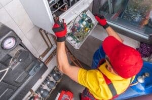 hvac technician trying to fix a short cycling furnace