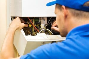 boiler repair services operated by a HVAC technician