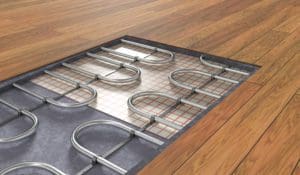 Radiant floor heating installation in Springfield MA by Hurley & David