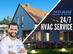Hurley & David 24 hour heating and cooling service