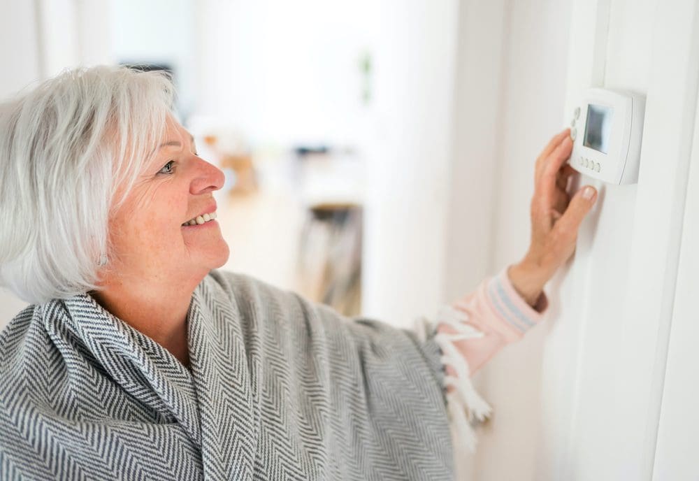 vision impaired thermostat - thermostat for the elderly