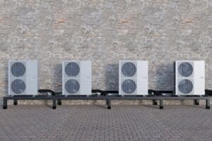 multiple ventless air conditioner systems